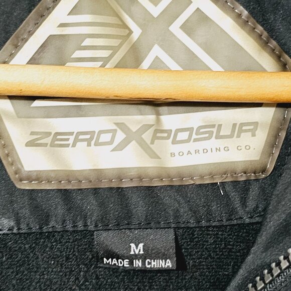 ZeroXposur Mens Black Medium Jacket With Hood & Zippered Pockets《926》J - Picture 3 of 8